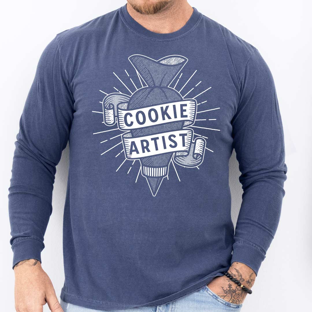 Piping Bag Cookie Artist Long Sleeve T-Shirt