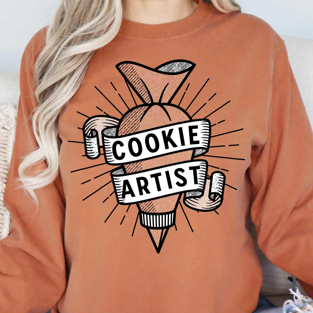Piping Bag Cookie Artist Long Sleeve T-Shirt