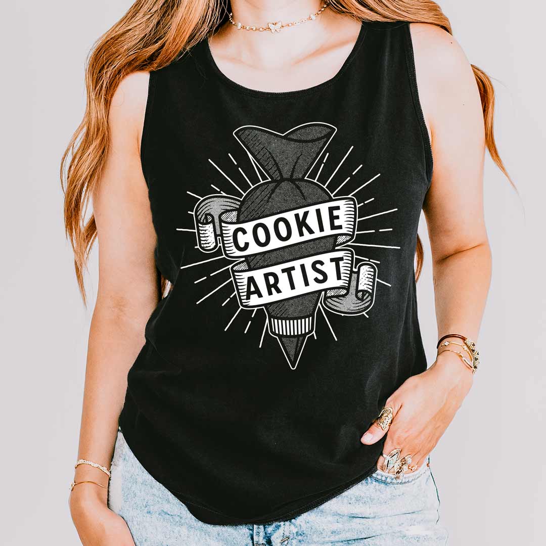 Cookie Artist Piping Bag Unisex Tank Top
