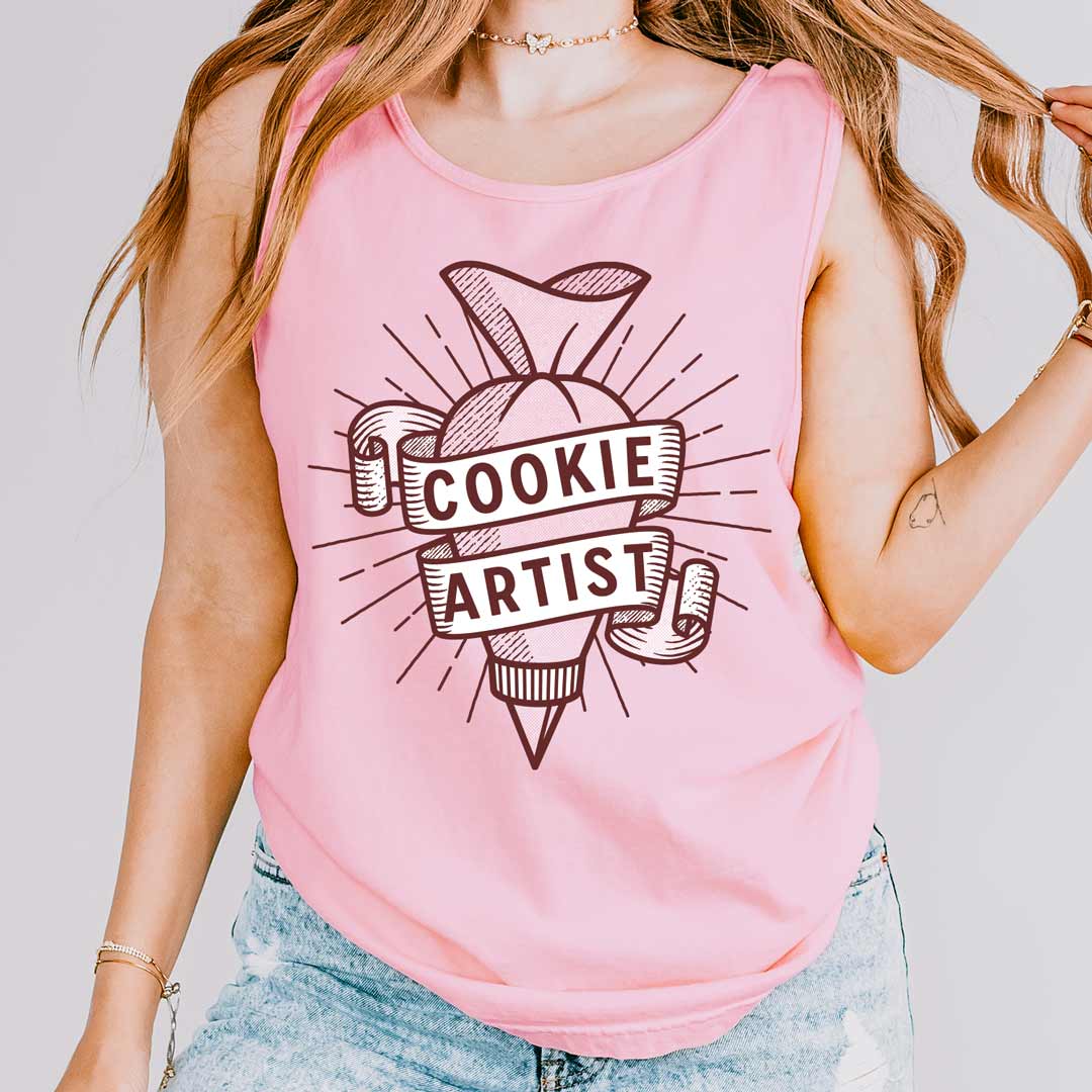Cookie Artist Piping Bag Unisex Tank Top