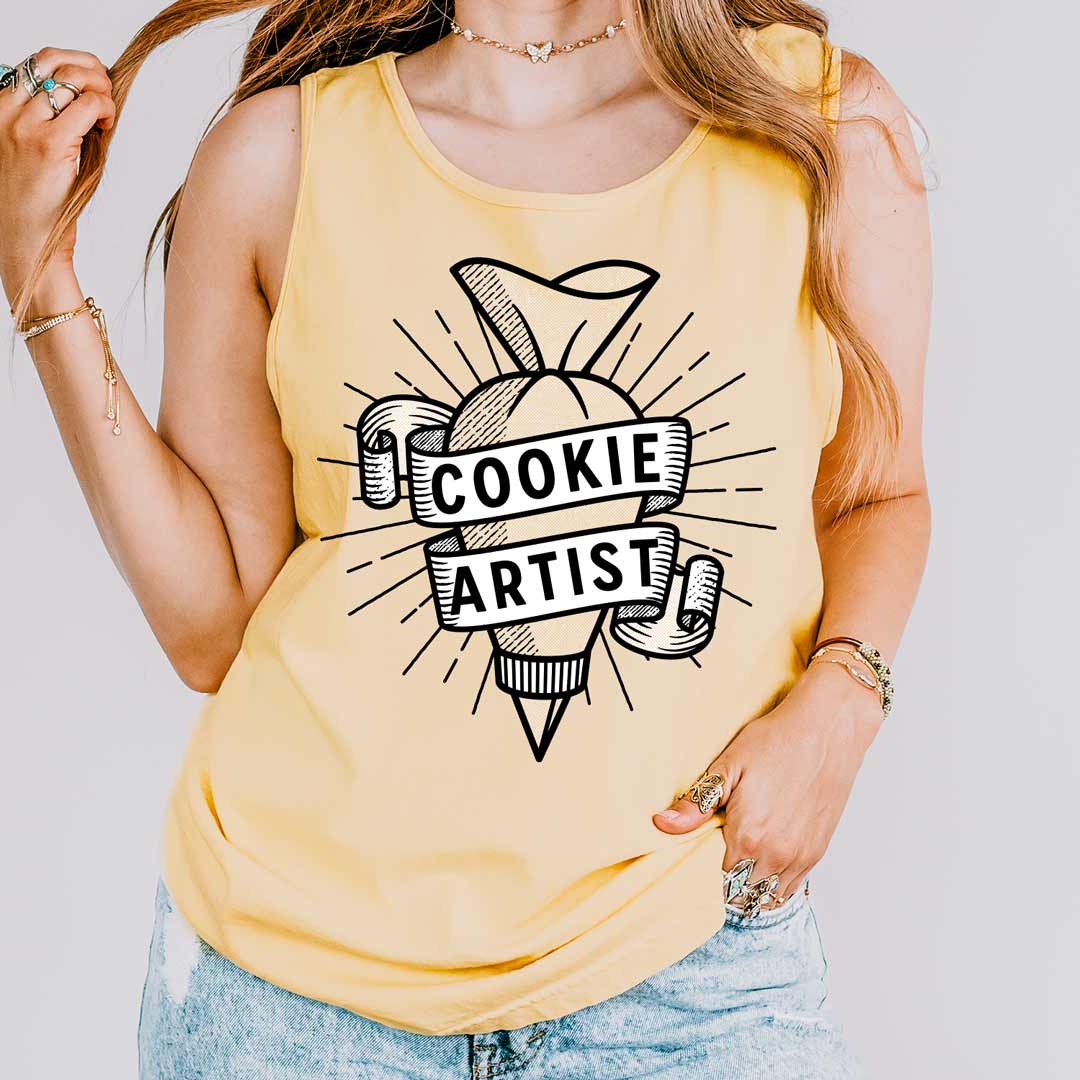 Cookie Artist Piping Bag Unisex Tank Top