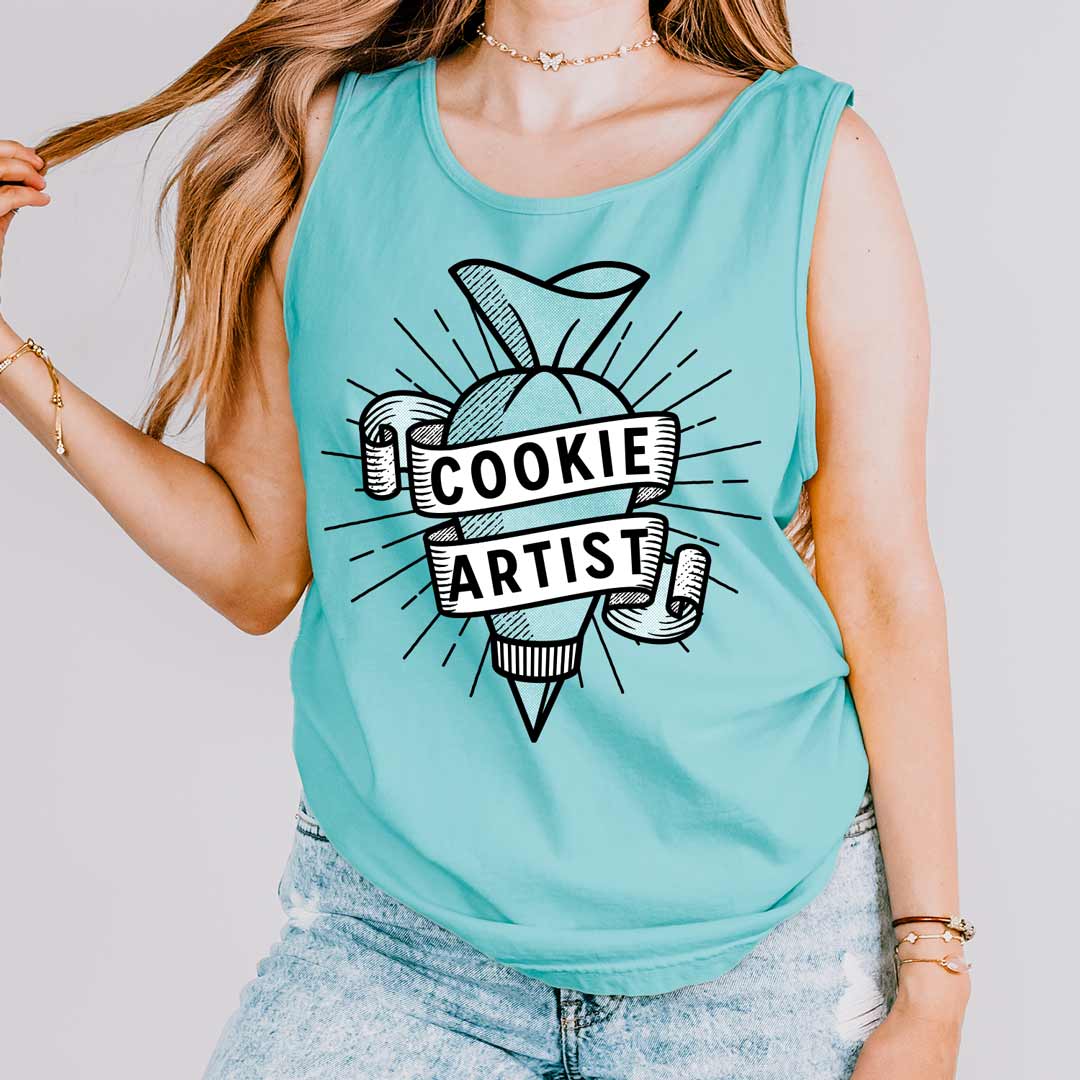 Cookie Artist Piping Bag Unisex Tank Top