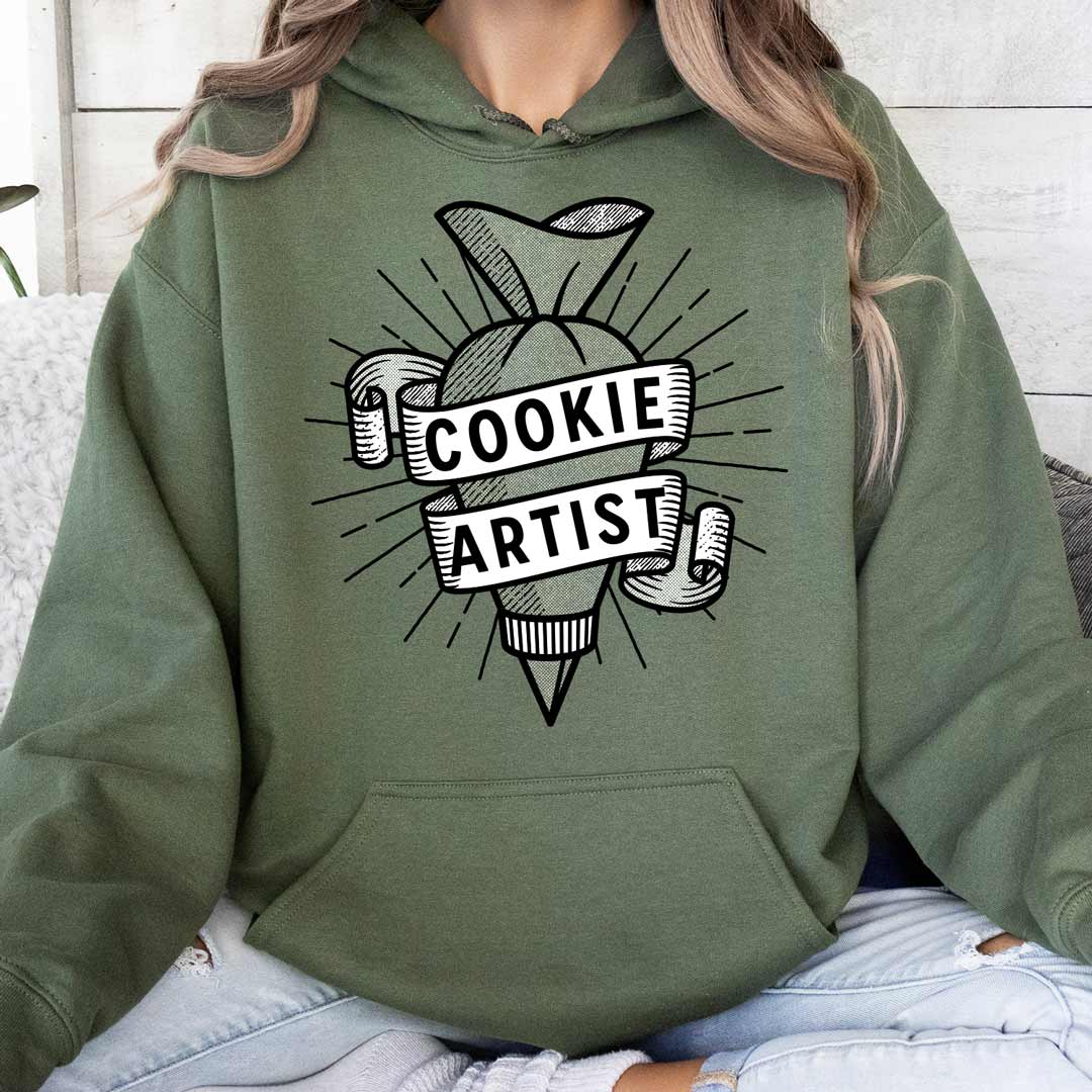Piping Bag Cookie Artist Unisex Hoodie