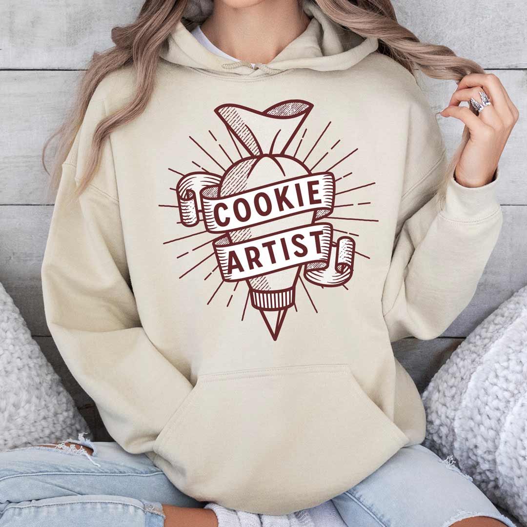 Piping Bag Cookie Artist Unisex Hoodie