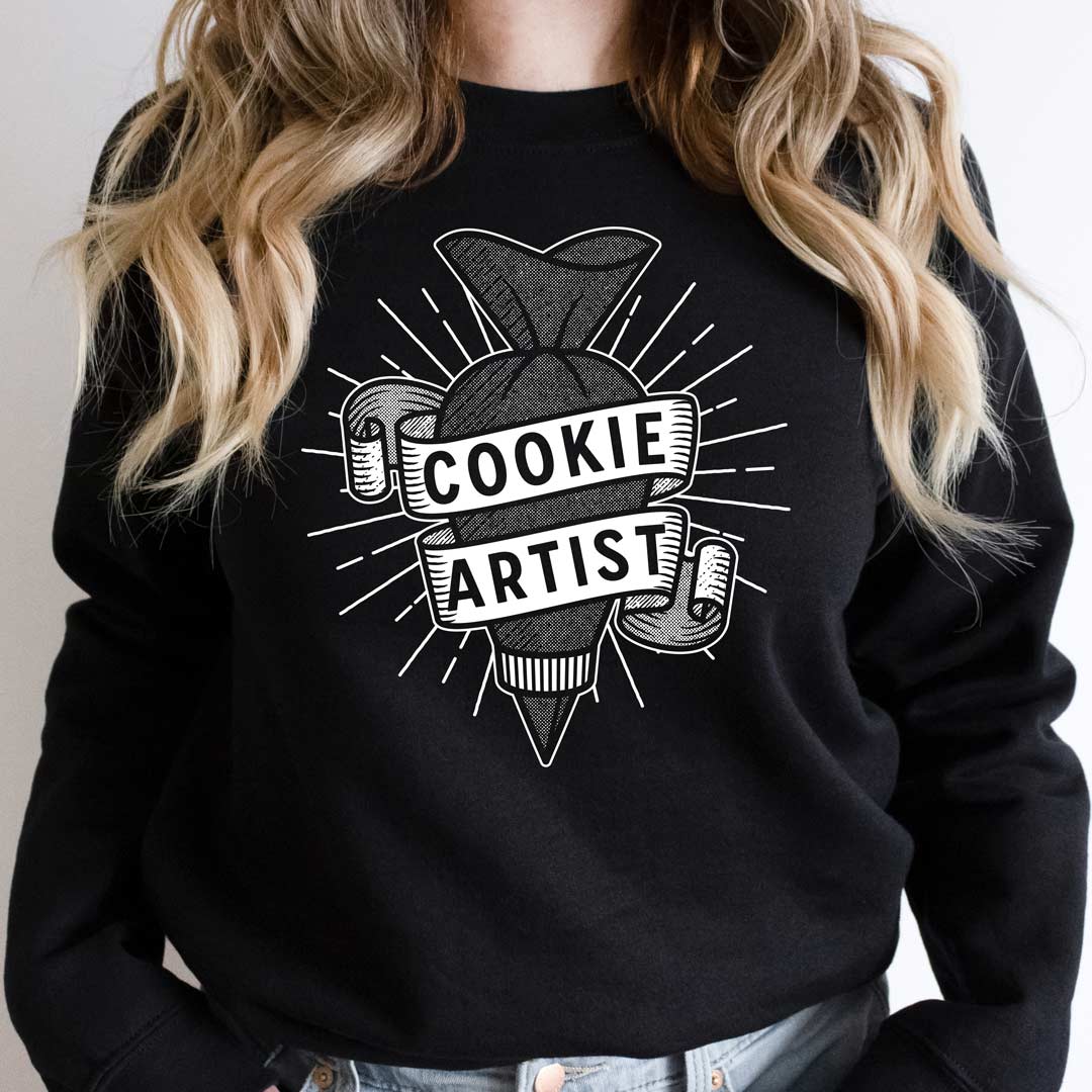 Piping Bag Cookie Artist Unisex Sweatshirt