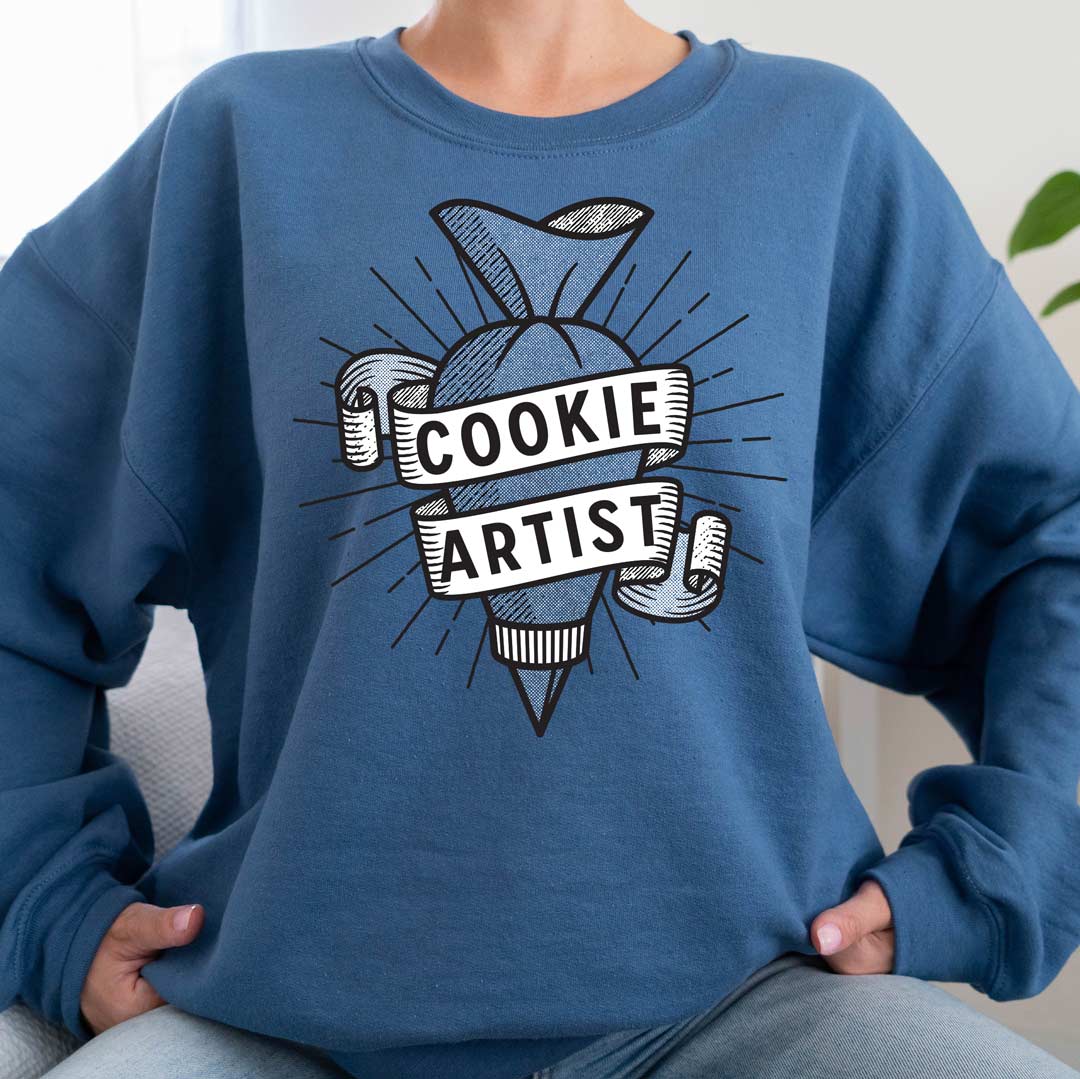 Piping Bag Cookie Artist Unisex Sweatshirt