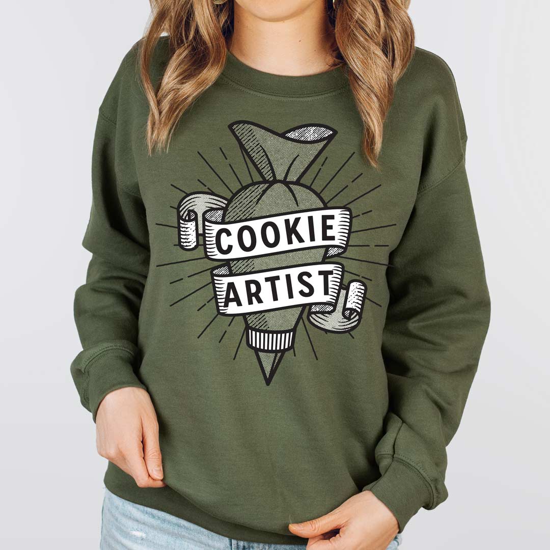 Piping Bag Cookie Artist Unisex Sweatshirt