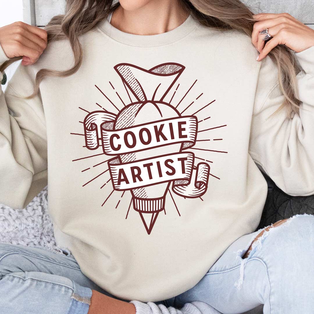 Piping Bag Cookie Artist Unisex Sweatshirt