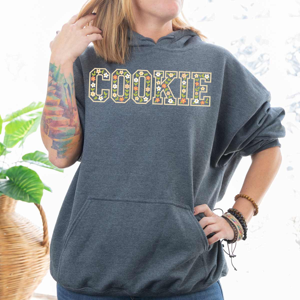 Floral Cookie Unisex Hoodie