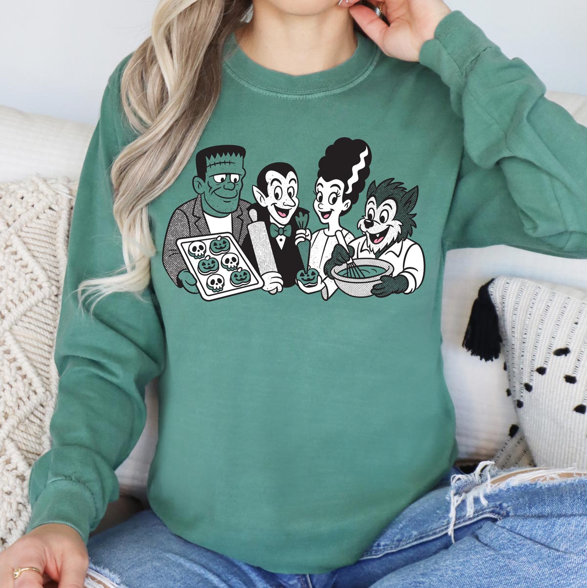 Cookie Monsters Unisex Long Sleeve T-Shirt