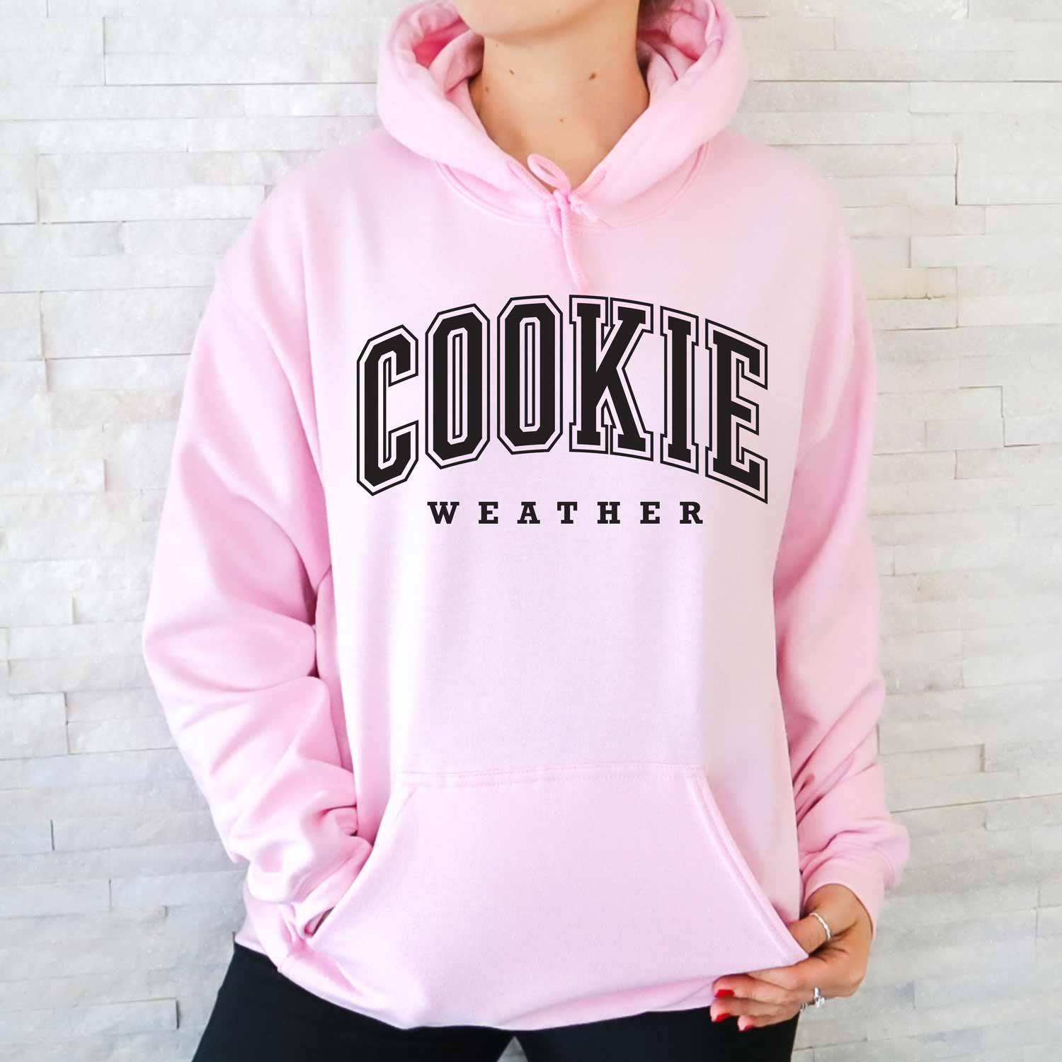 Cookie Weather Black Ink Unisex Hoodie