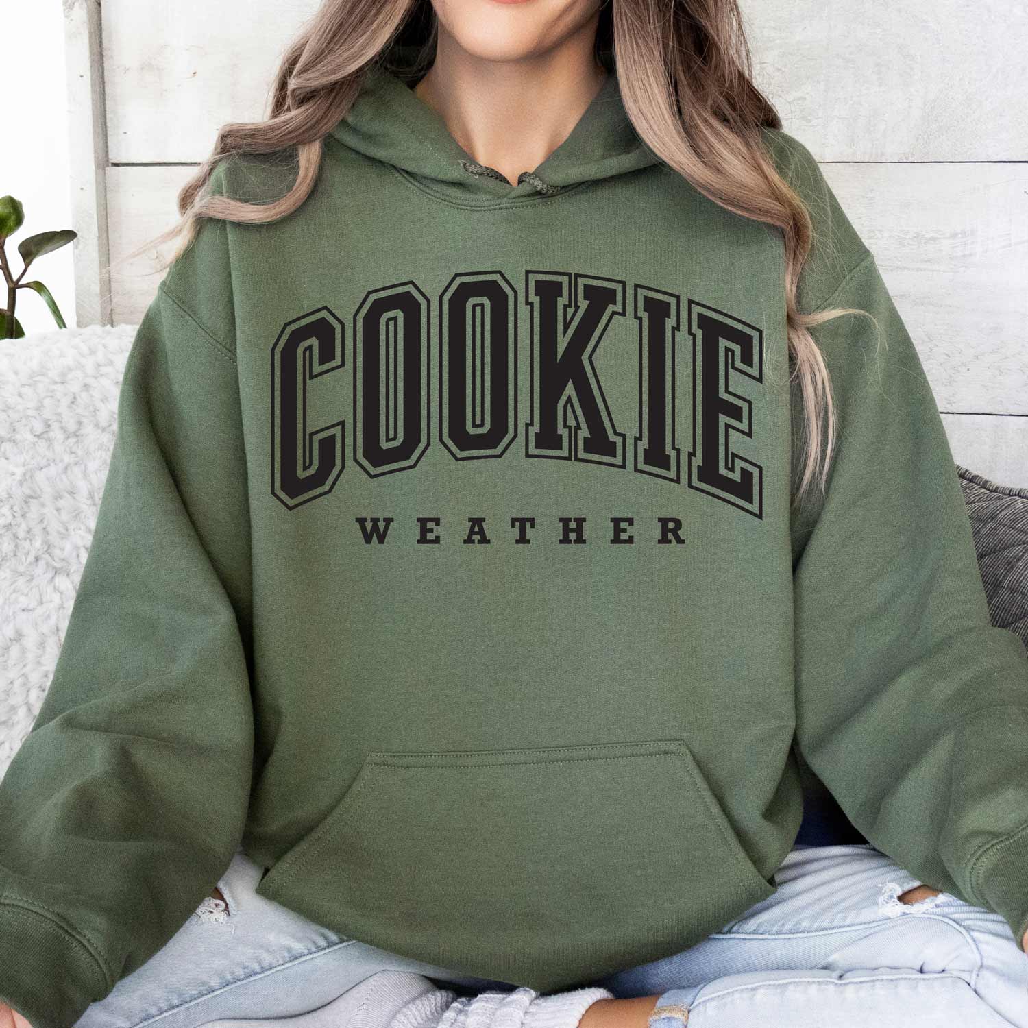 Cookie Weather Black Ink Unisex Hoodie