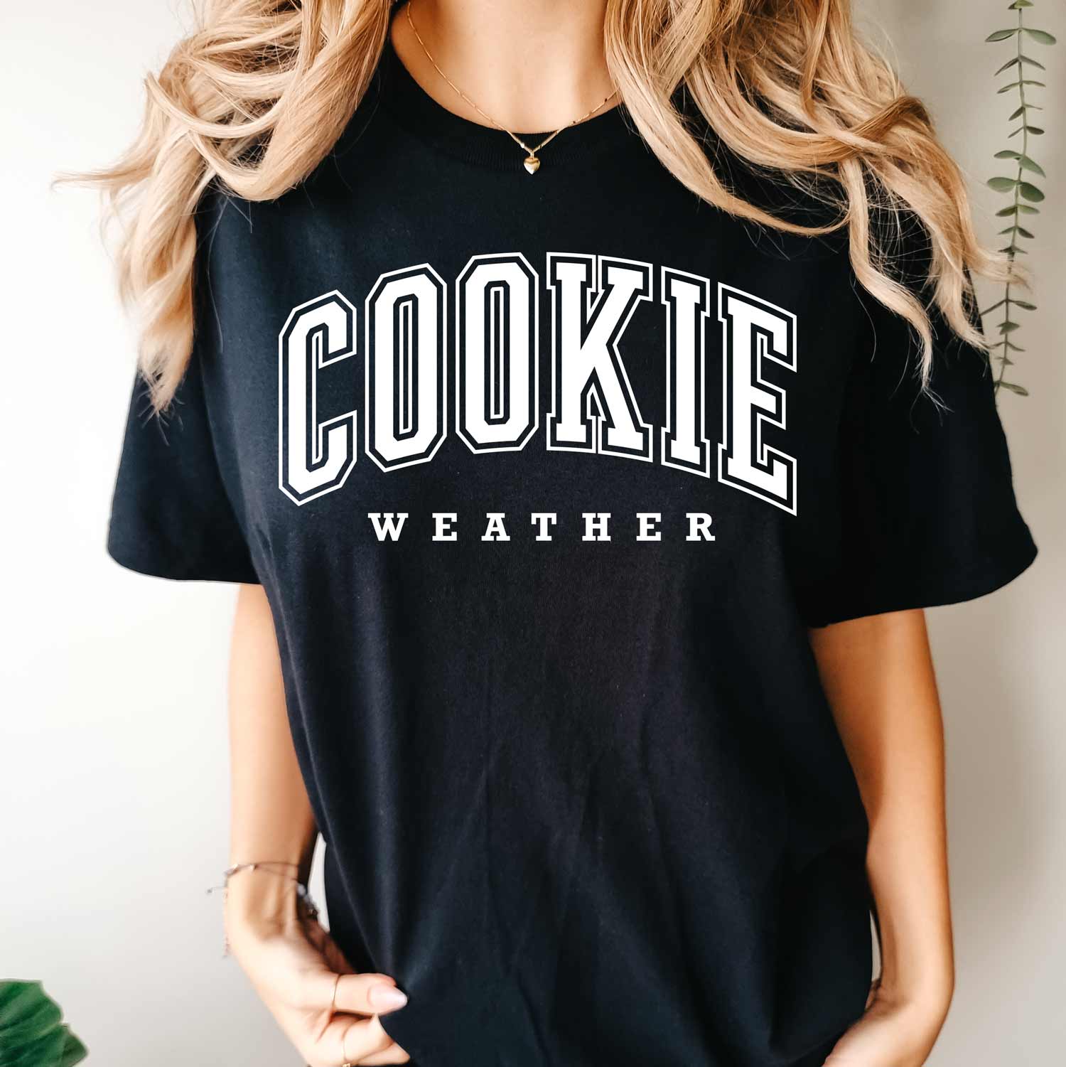 Cookie Weather White Ink Unisex T-Shirt