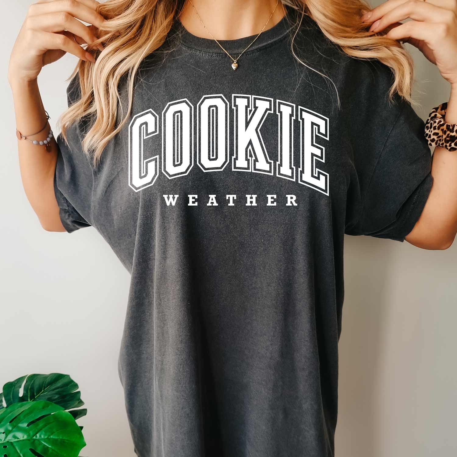 Cookie Weather White Ink Unisex T-Shirt