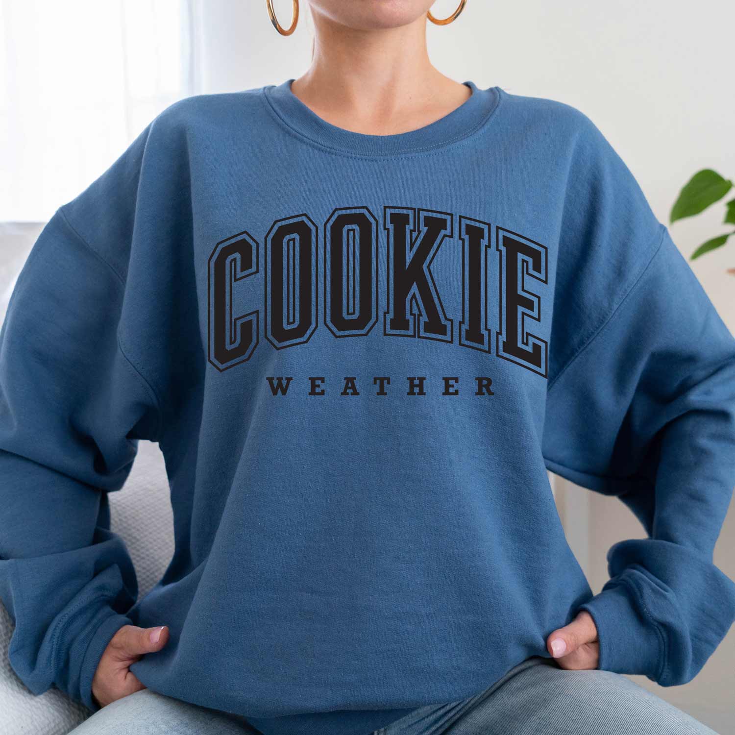 Cookie Weather Black Ink Unisex Sweatshirt