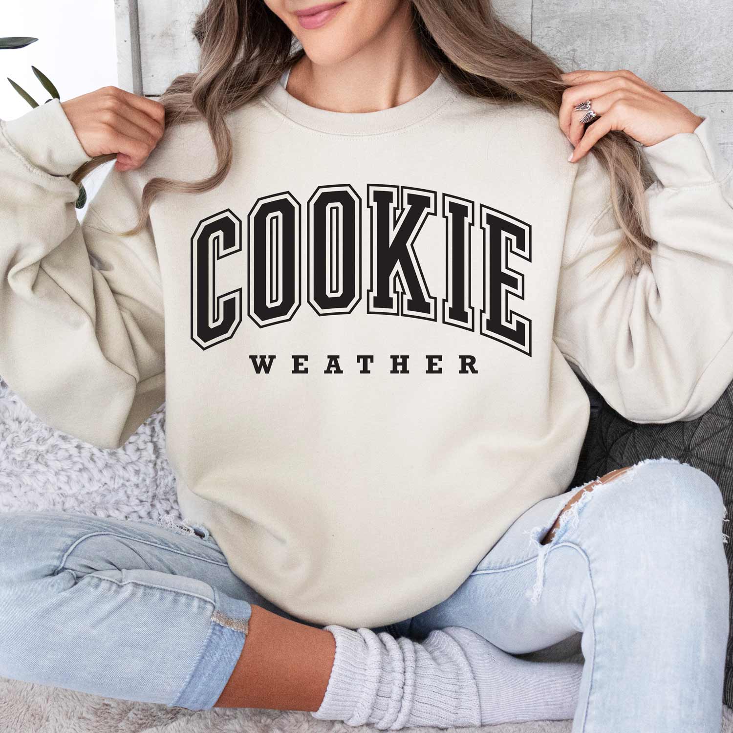 Cookie Weather Black Ink Unisex Sweatshirt