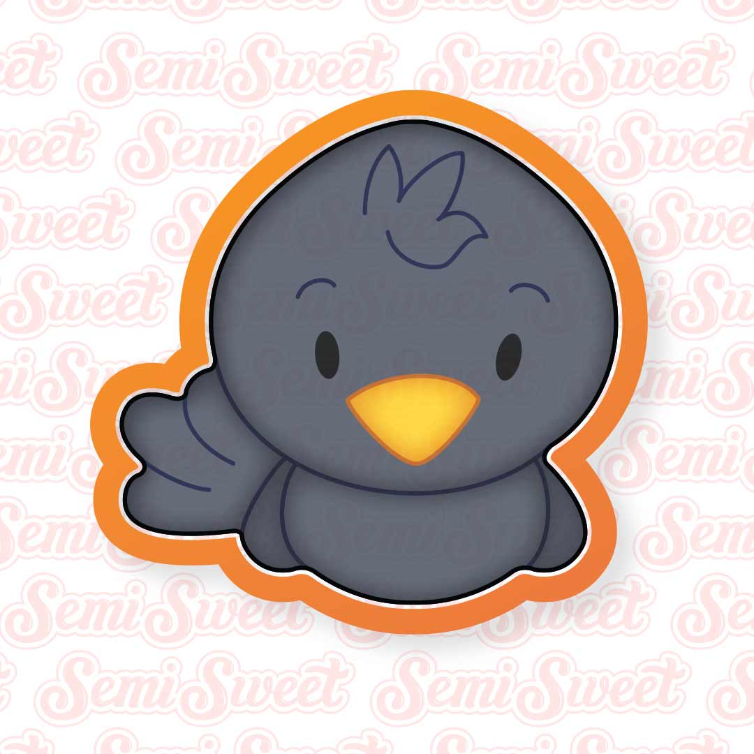Crow Bird Cookie Cutter | Semi Sweet Designs