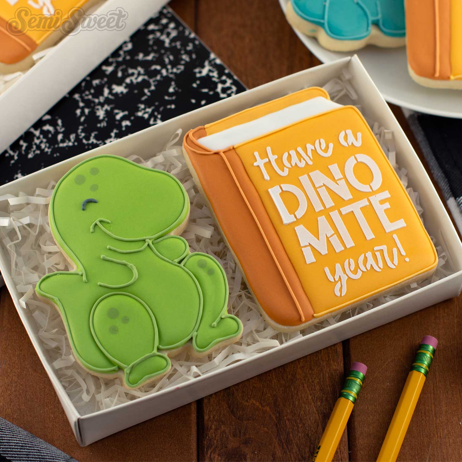T-Rex Book Cookie Cutter