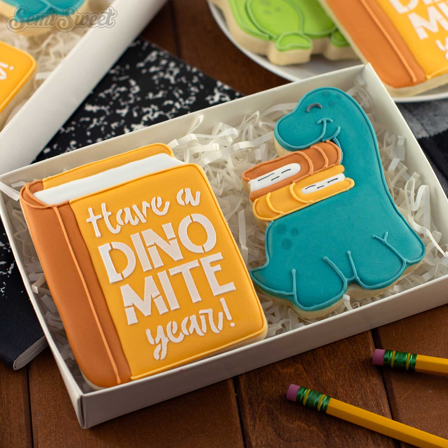 Brontosaurus Book Cookie Cutter