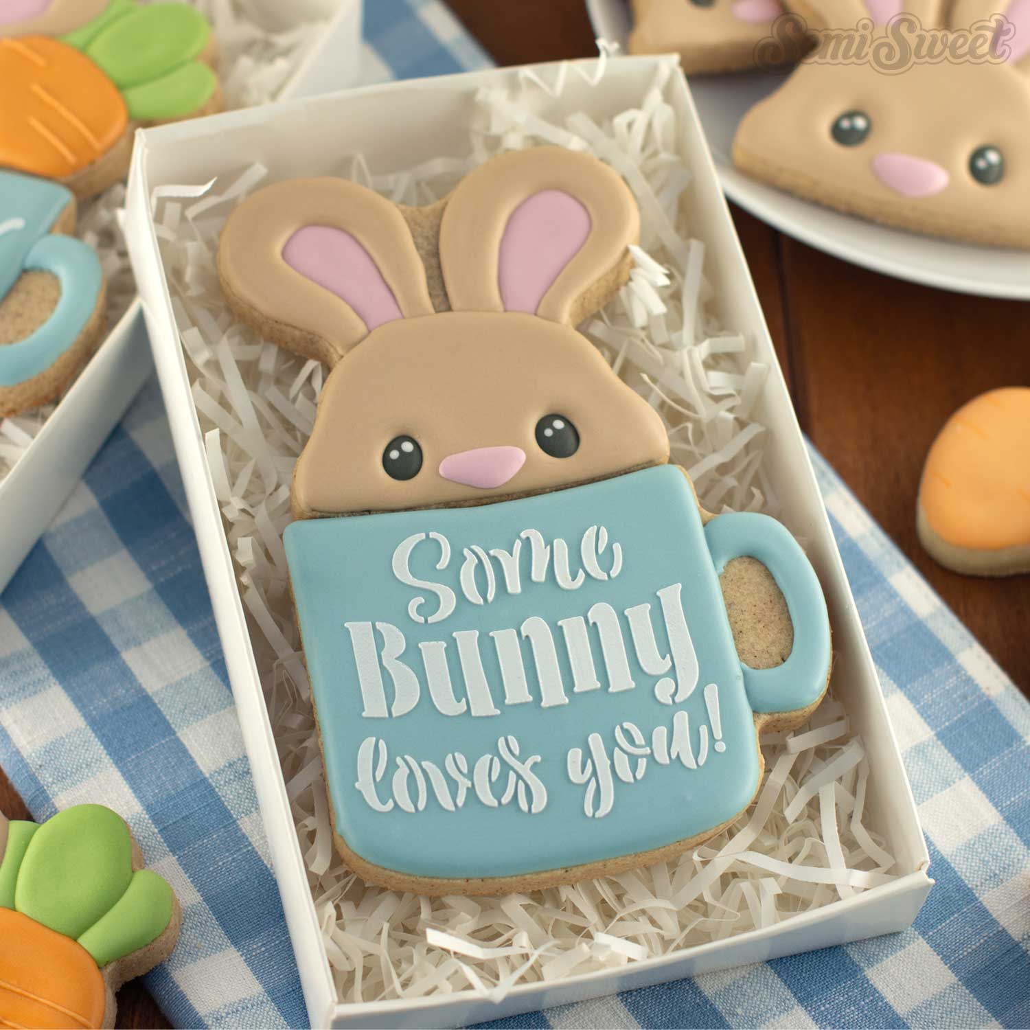 1-Pc Bunny Head Mug Top Cookie Cutter