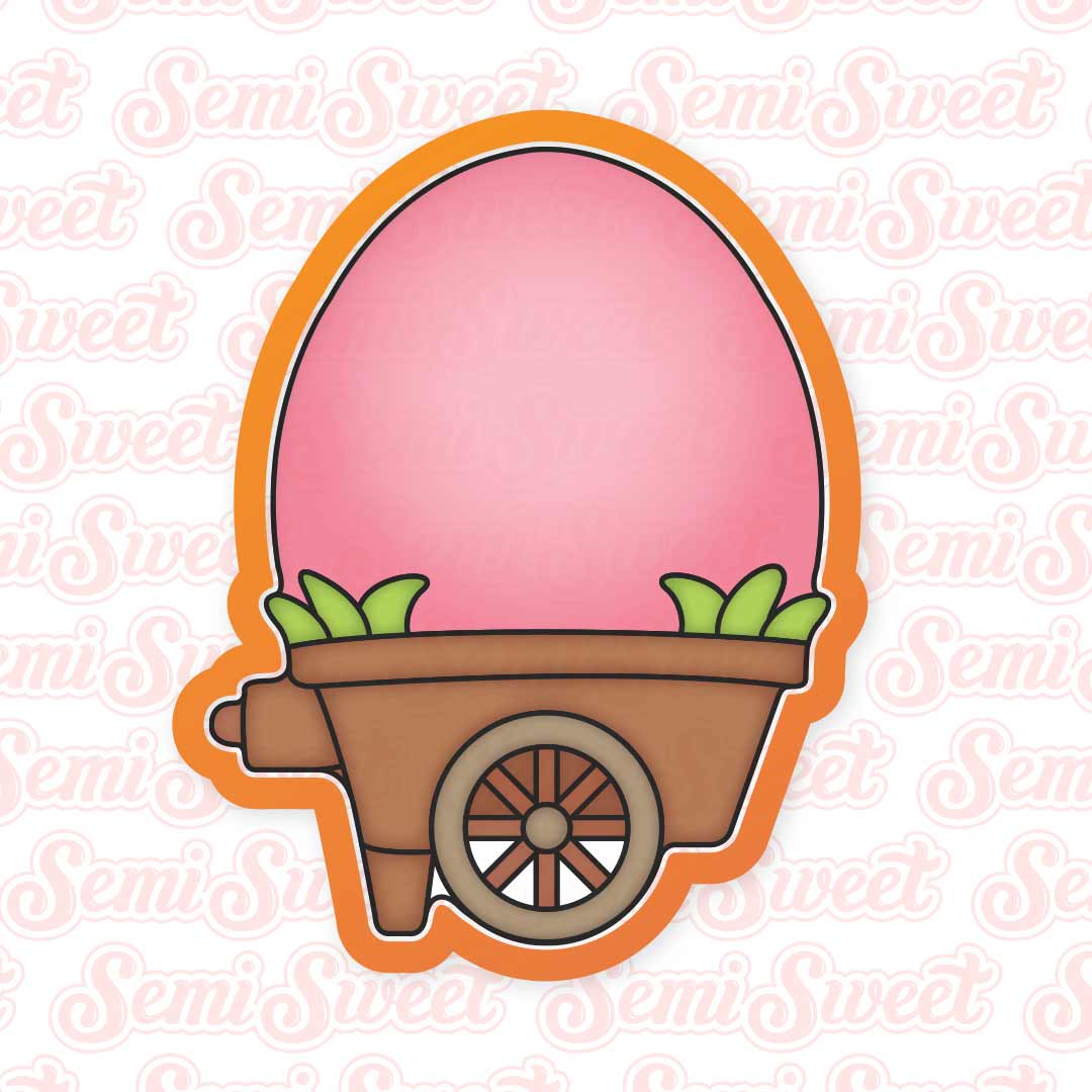 Egg Cart Cookie Cutter | Semi Sweet Designs