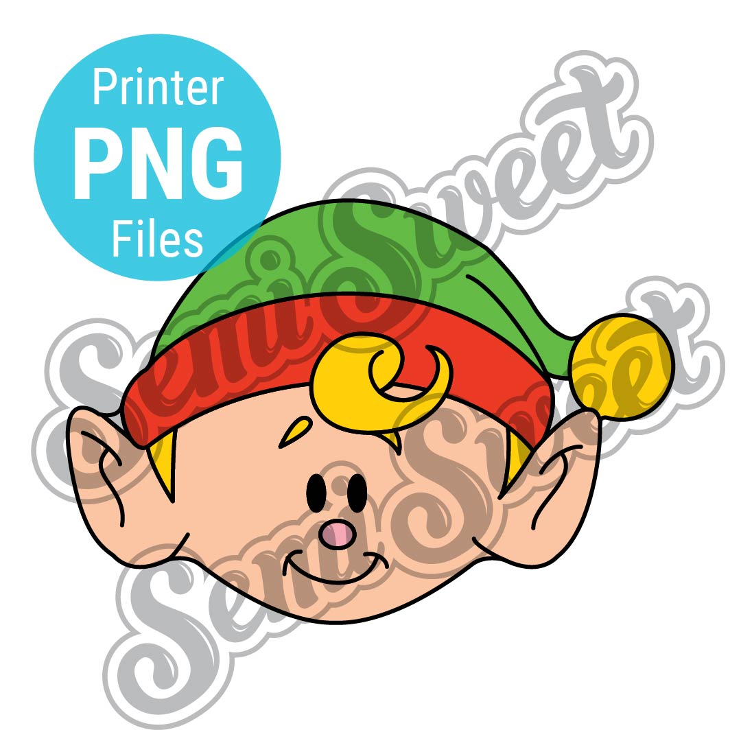 Elf Head Cookie Cutter - PNG Images | Semi Sweet Designs
