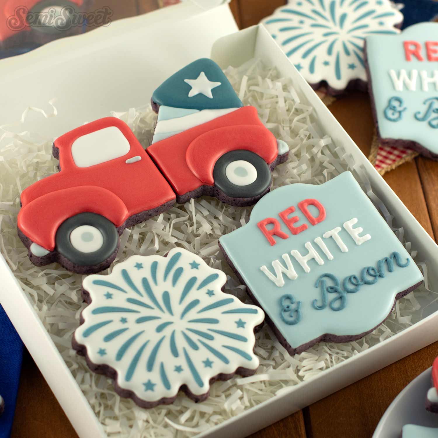 Firework Truck Back Only Cookie Cutter