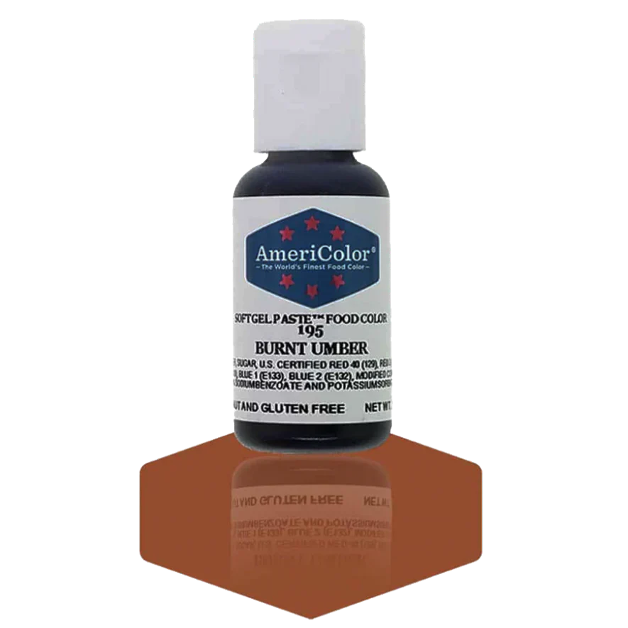 Americolor Soft Gel Paste - Burnt Umber - Food Coloring