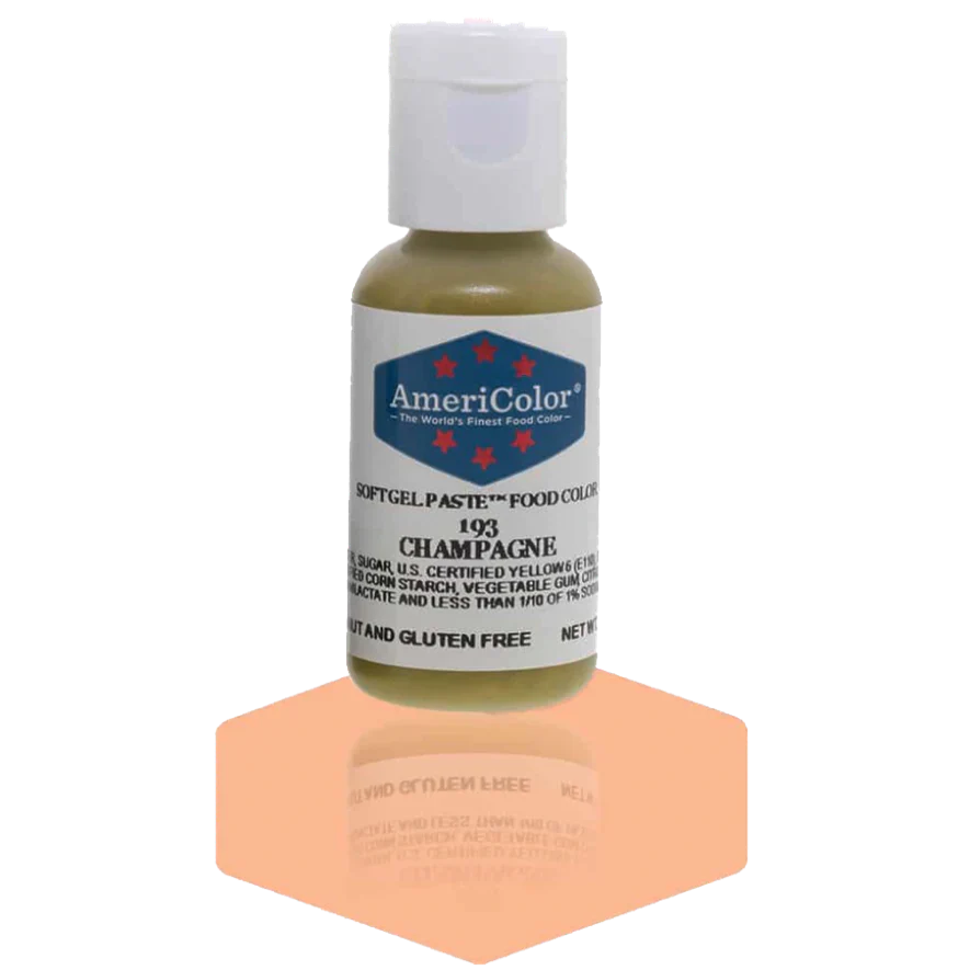 Americolor Soft Gel Paste - Champagne - Food Coloring