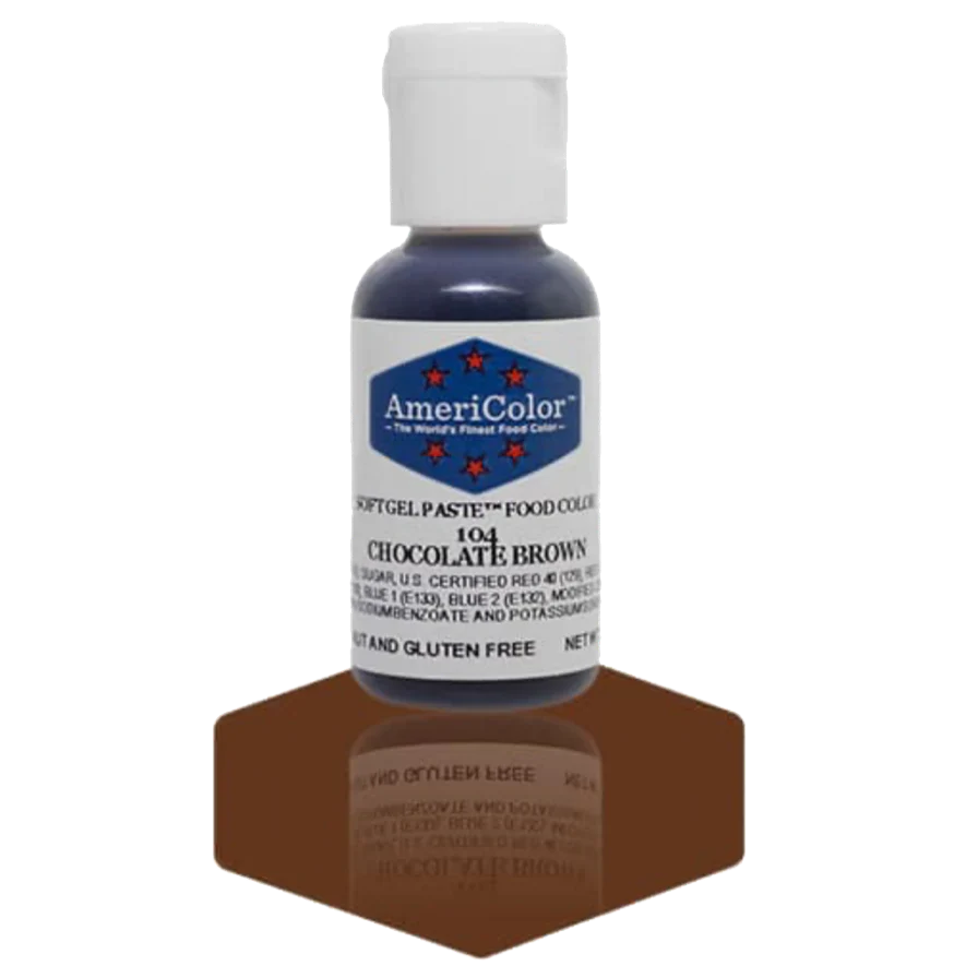 Americolor Soft Gel Paste - Chocolate Brown - Food Coloring