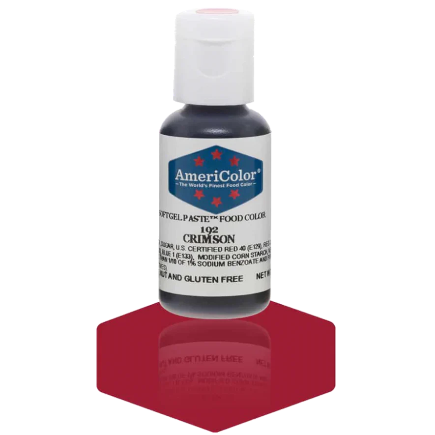 Americolor Soft Gel Paste - Crimson - Food Coloring