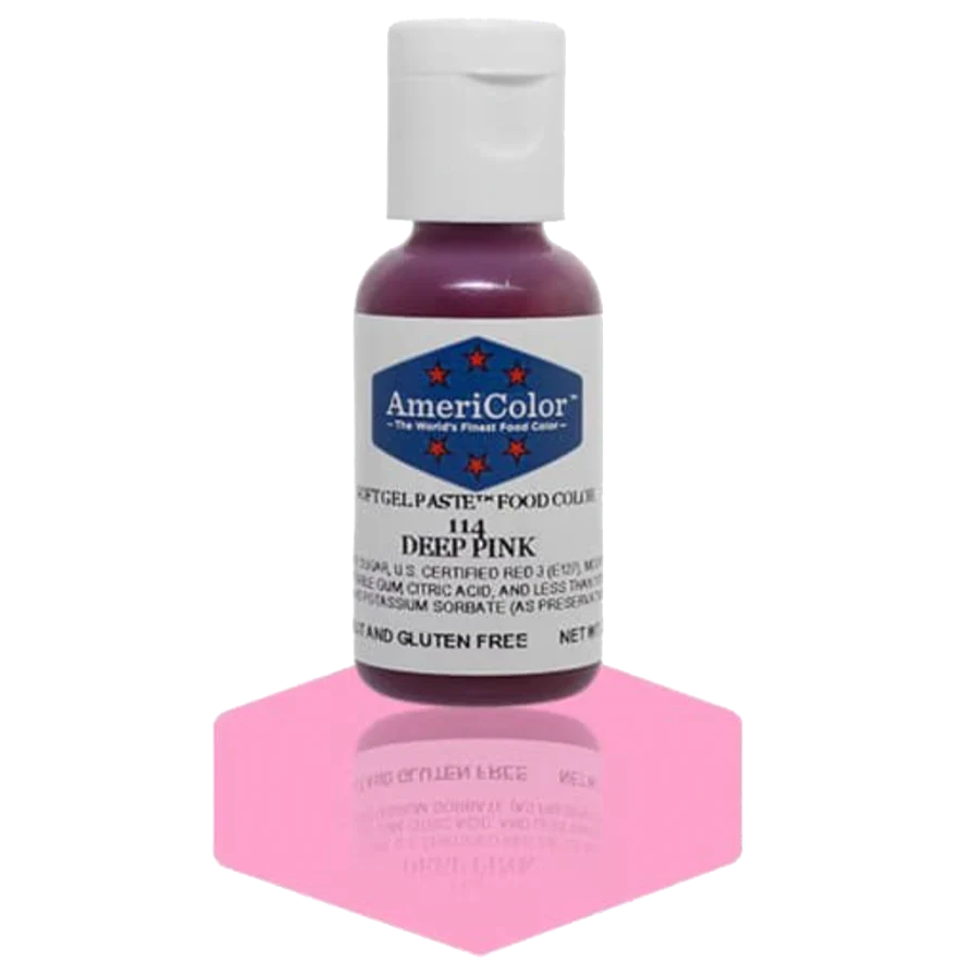Americolor Soft Gel Paste - Deep Pink - Food Coloring