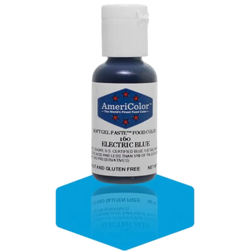 Americolor Soft Gel Paste - Electric Blue - Food Coloring