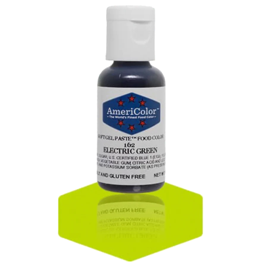 Americolor Soft Gel Paste - Electric Green - Food Coloring
