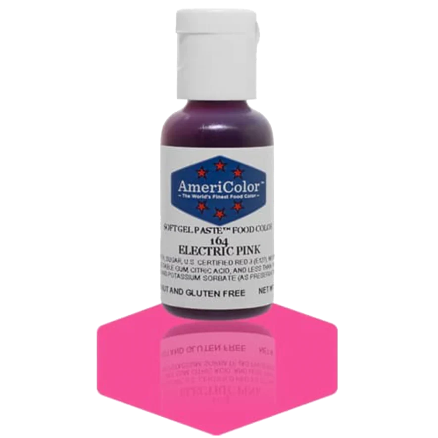 Americolor Soft Gel Paste - Electric Pink - Food Coloring