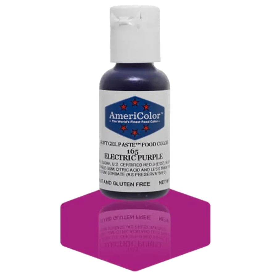 Americolor Soft Gel Paste - Electric Purple - Food Coloring