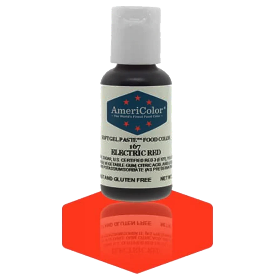 Americolor Soft Gel Paste - Electric Red - Food Coloring