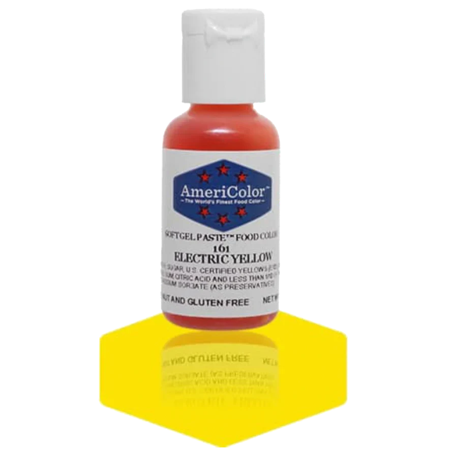 Americolor Soft Gel Paste - Electric Yellow - Food Coloring