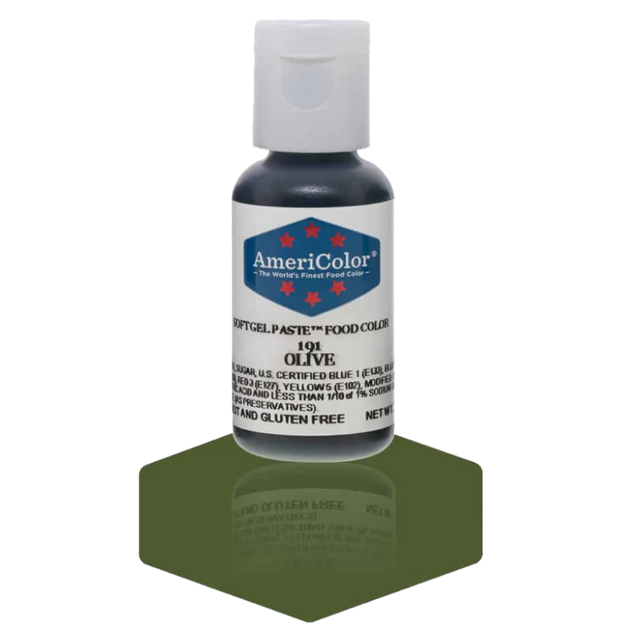 Americolor Soft Gel Paste - Olive - Food Coloring