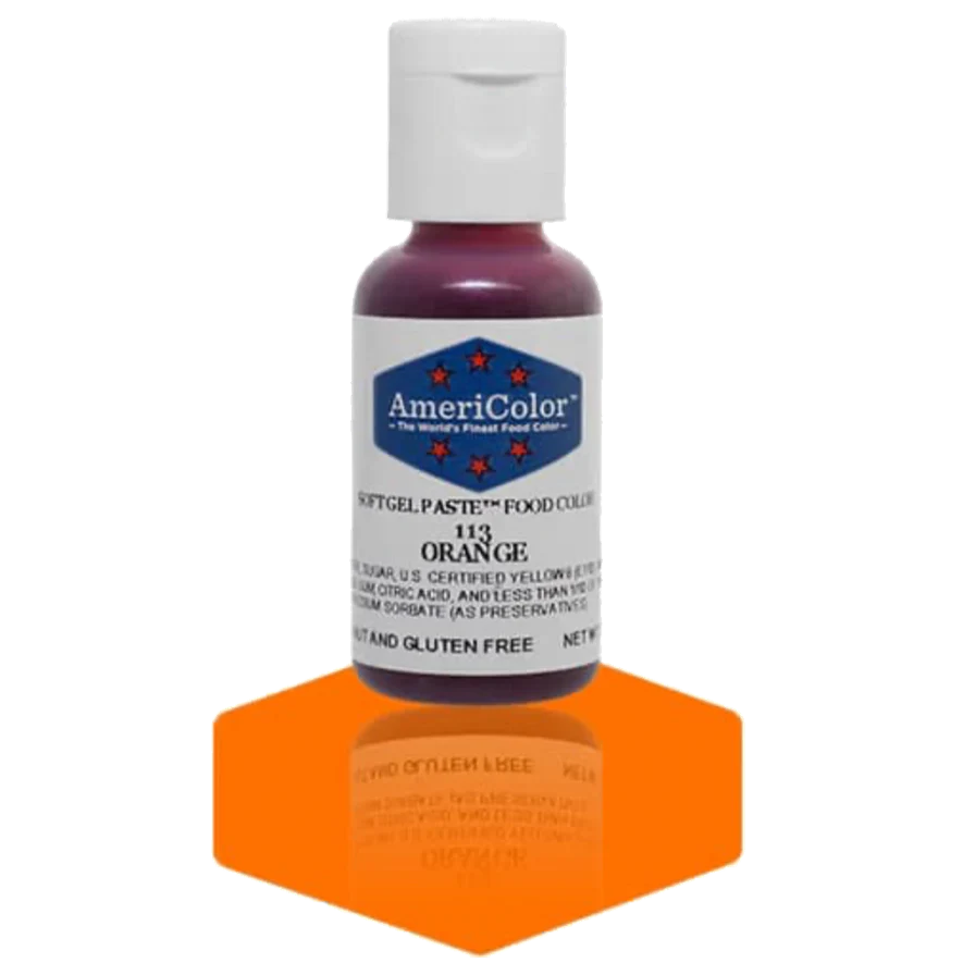 Americolor Soft Gel Paste - Orange - Food Coloring