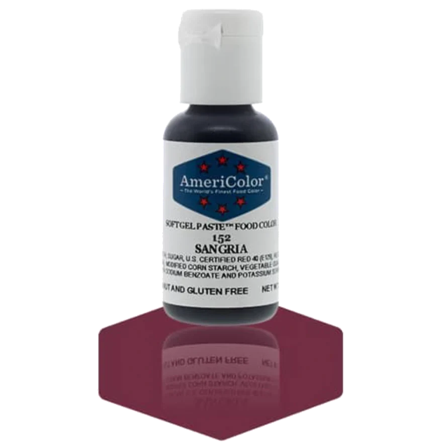 Americolor Soft Gel Paste - Sangria - Food Coloring