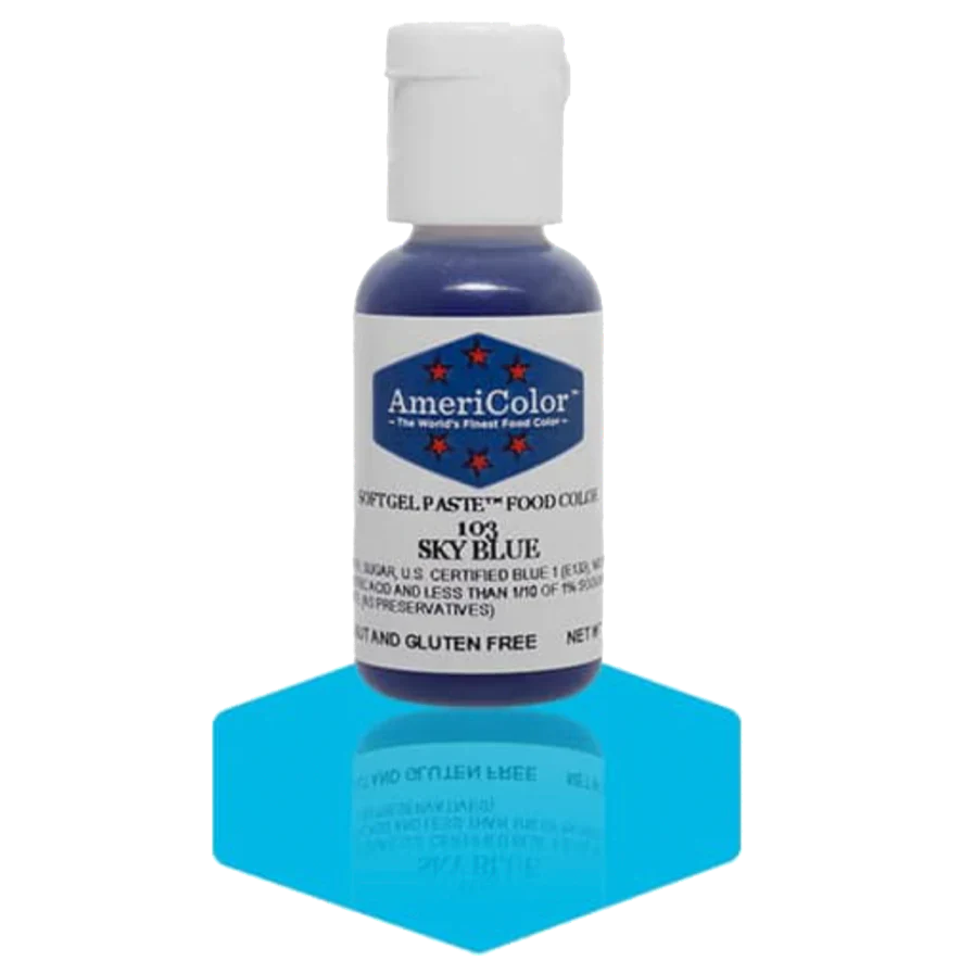 Americolor Soft Gel Paste - Sky Blue - Food Coloring