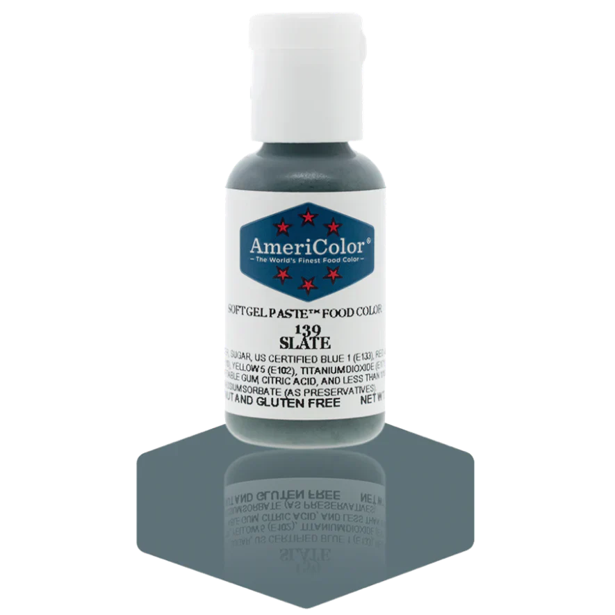 Americolor Soft Gel Paste - Slate - Food Coloring