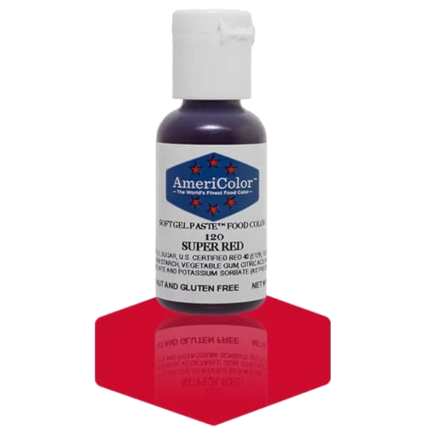 Americolor Soft Gel Paste - Super Red - Food Coloring