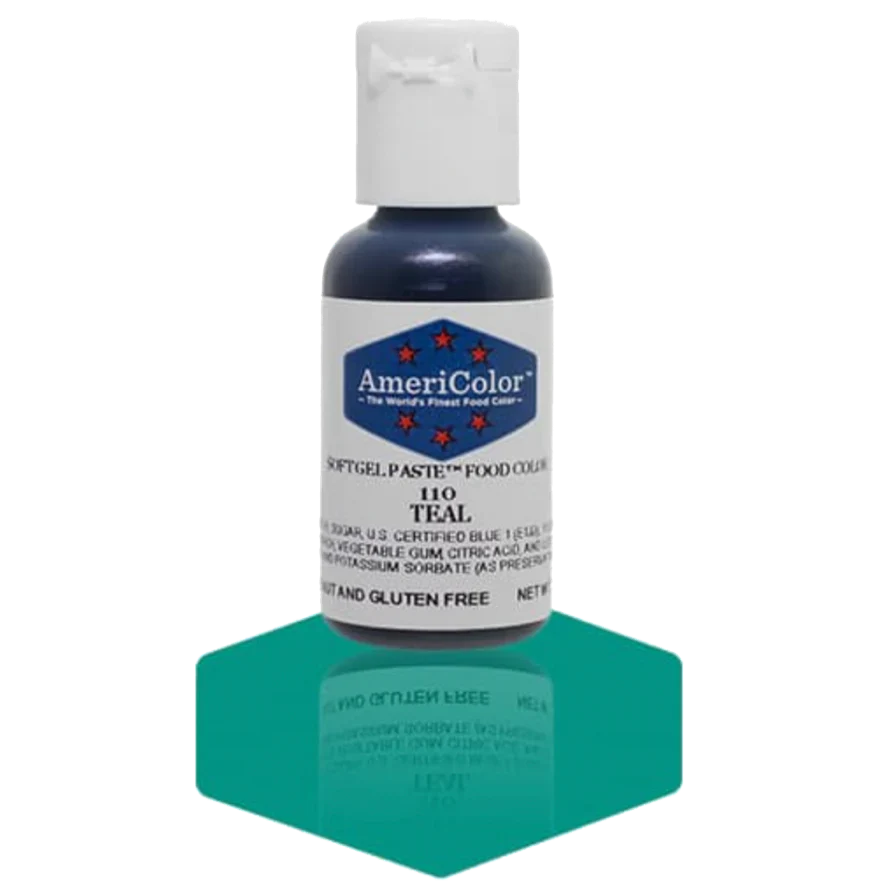 Americolor Soft Gel Paste - Teal - Food Coloring