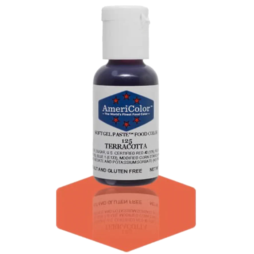 Americolor Soft Gel Paste - Terracotta - Food Coloring