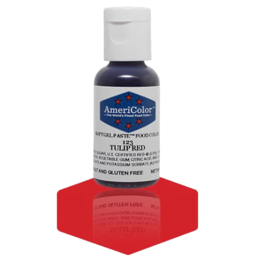 Americolor Soft Gel Paste - Tulip Red - Food Coloring