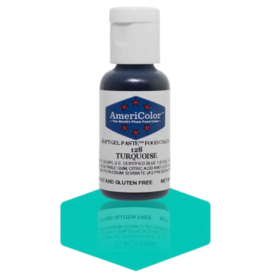 Americolor Soft Gel Paste - Turquoise - Food Coloring