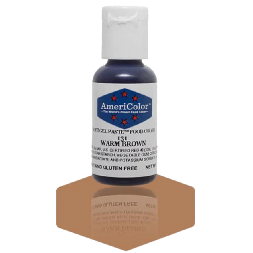 Americolor Soft Gel Paste - Warm Brown - Food Coloring