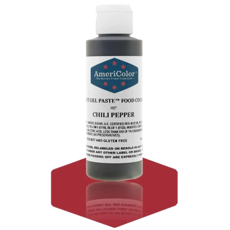 Americolor Soft Gel Paste - Chili Pepper - Food Coloring